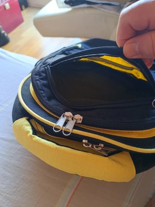 Mochila Batuka Negra y Amarilla