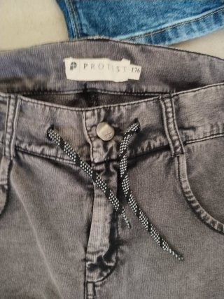 Lote 5 Pantalones Cortos Vaqueros Juveniles