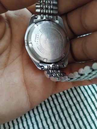 Reloj Seiko Automático Negro/Plateado
