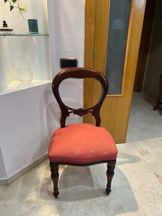 2 Sillones y 4 Sillas Vintage Madera