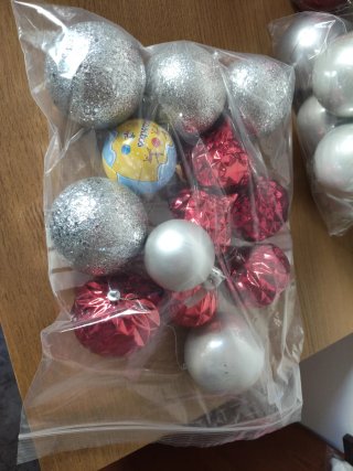 Accesorios árbol de Navidad.