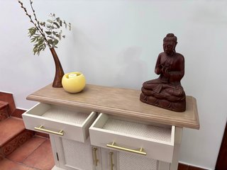Mueble recibidor restaurado