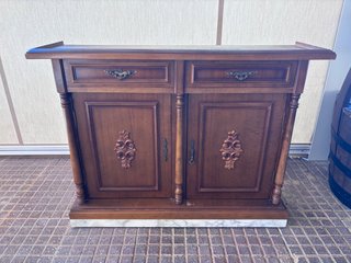 Mueble recibidor restaurado