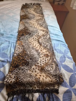 Fular fino estampado leopardo