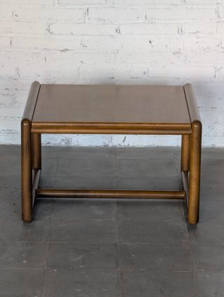 Mesa de centro madera tubular años 70