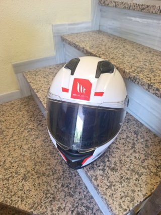 Casco Integral MT Helmets Blanco Talla L
