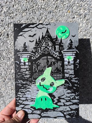Cuadro 3D Mimikyu Pokémon