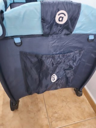 Cuna de viaje varios niveles d altura y colchón