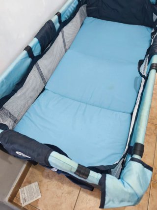 Cuna de viaje varios niveles d altura y colchón