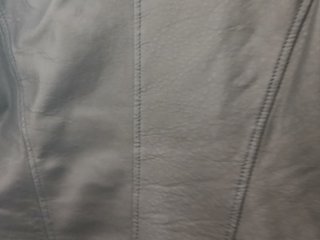 Cazadora Piel Negra Massimo Dutti Talla M