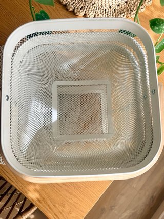 3 x Cestas Ikea RISATORP blancas