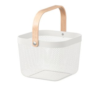 3 x Cestas Ikea RISATORP blancas