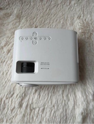 Proyector LED Portátil HDMI Keystone Blanco