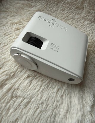 Proyector LED Portátil HDMI Keystone Blanco