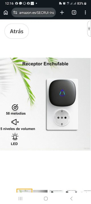 Timbre Inalámbrico Sourfou 300m