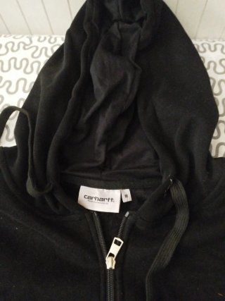 Sudadera Carhartt Negra con Capucha