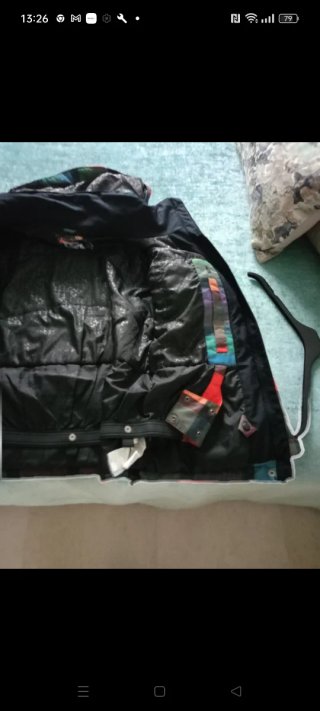 Chaqueta Roxy cuadros multicolor