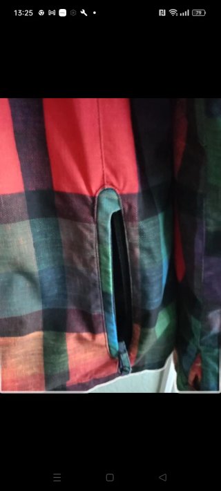 Chaqueta Roxy cuadros multicolor