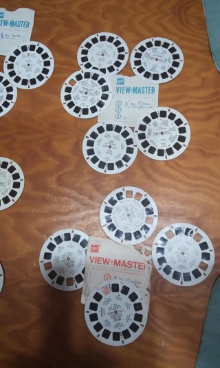 Lote Antiguo View-Master Diapositivas