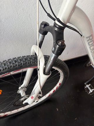 Bicicleta Montaña Rockrider Blanca bigrr