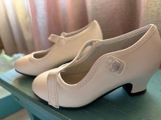Zapatos Flamenca Niña Blanco Talla 24