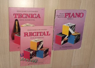 Libros Piano Básico Bastien iniciación 7-11 años