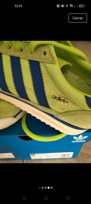 Zapatillas Adidas SL 72 Verdes y Azules