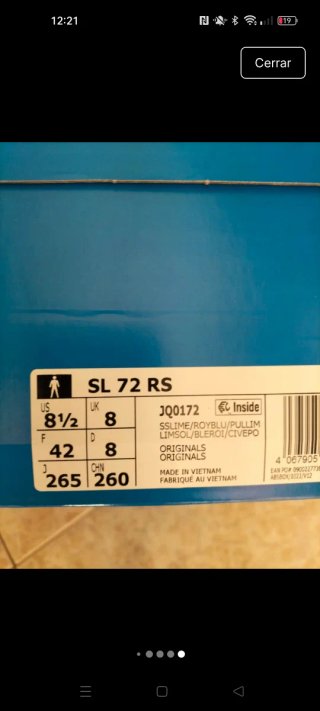 Zapatillas Adidas SL 72 Verdes y Azules