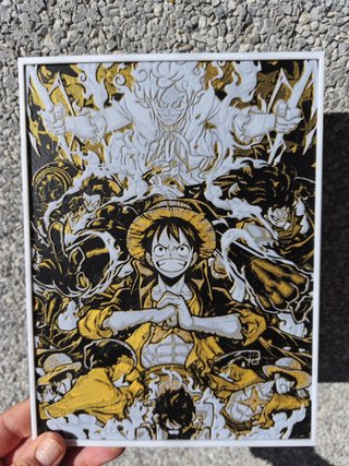 Cuadro 3D Luffy One Piece