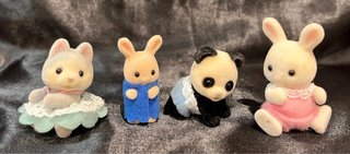 Pack 4 Bebés Sylvanian Families / Calico Critters