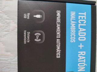 Teclado y Ratón Inalámbrico Elbe Gris