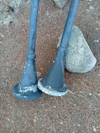 2 Farolas Hierro Fundido Exterior