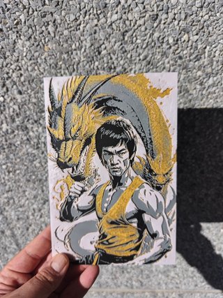 Cuadro 3D Bruce Lee