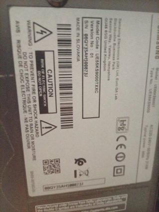 TV Samsung Curva 55 Negro/Plata