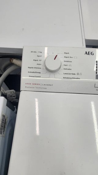 Lavadora aeg carga superior con garantia