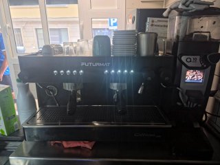 Cafetera Futurmat Ottima Evo + Molino Q10 Evo