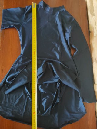 Maillot Patinaje Artístico Azul Marino