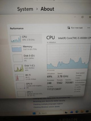 Lenovo Legion Y530 i5 GTX 10