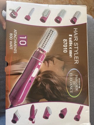 Set Planchas Pelo Fullcome 10 Accesorios
