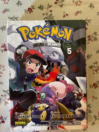 Manga Pokemon Negro y Blanco