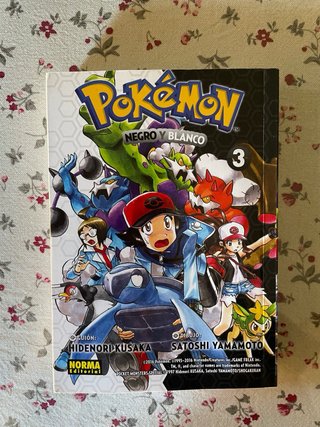Manga Pokemon Negro y Blanco