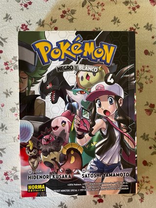 Manga Pokemon Negro y Blanco