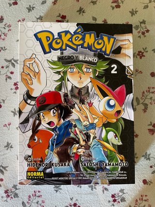 Manga Pokemon Negro y Blanco