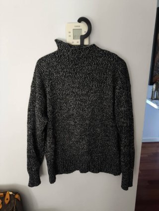 Jersey Zara jaspeado cuello alto mujer