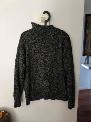 Jersey Zara jaspeado cuello alto mujer