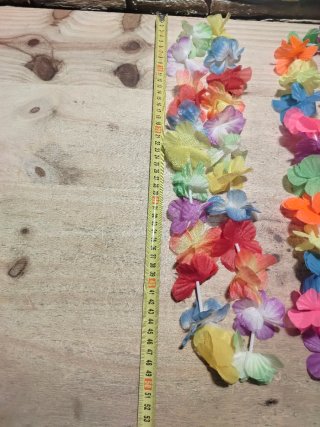 LiLio De Oro Falda Hawaiana + 2 girlandas  Disfraz