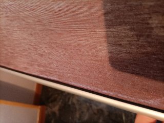 Estor enrollable IKEA granate