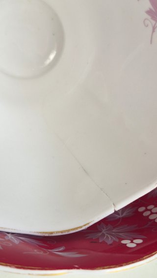 Taza y platillo Royal Albert porcelana inglesa