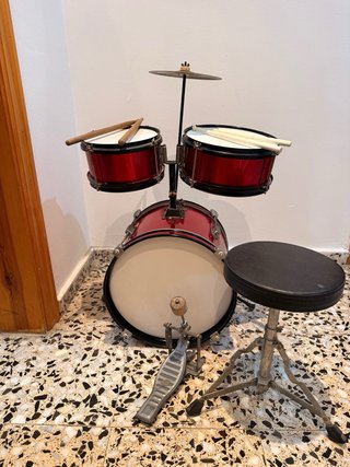 Batería Infantil Roja