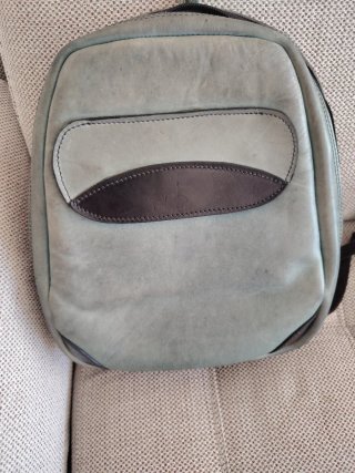 Mochila artesanal cuero